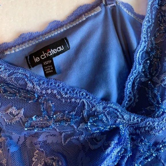 SOLD Le Chateau Women’s Beaded Dress Top 🌺 Size XS (extra small) - Picture 10 of 13